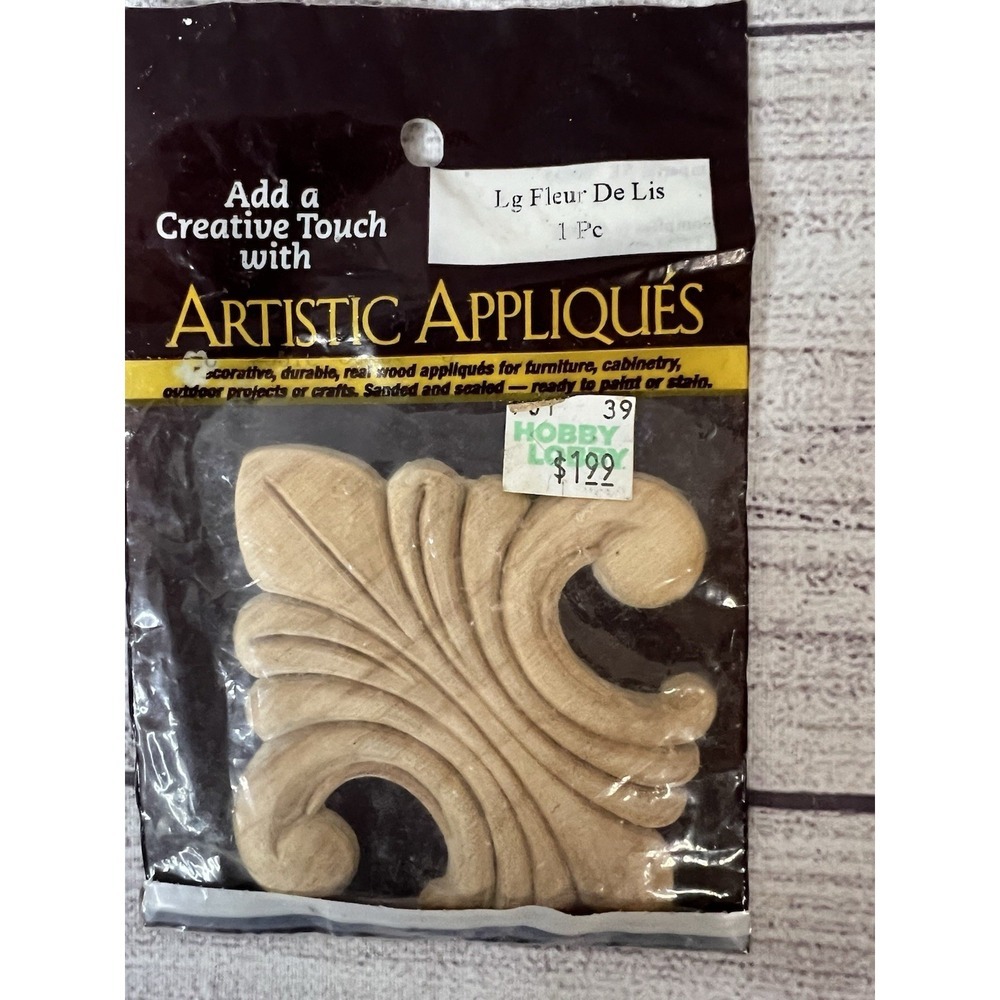 2 Artistic Appliques Artistic Woodworking New 31604 And 31618 - Picture 2 of 5